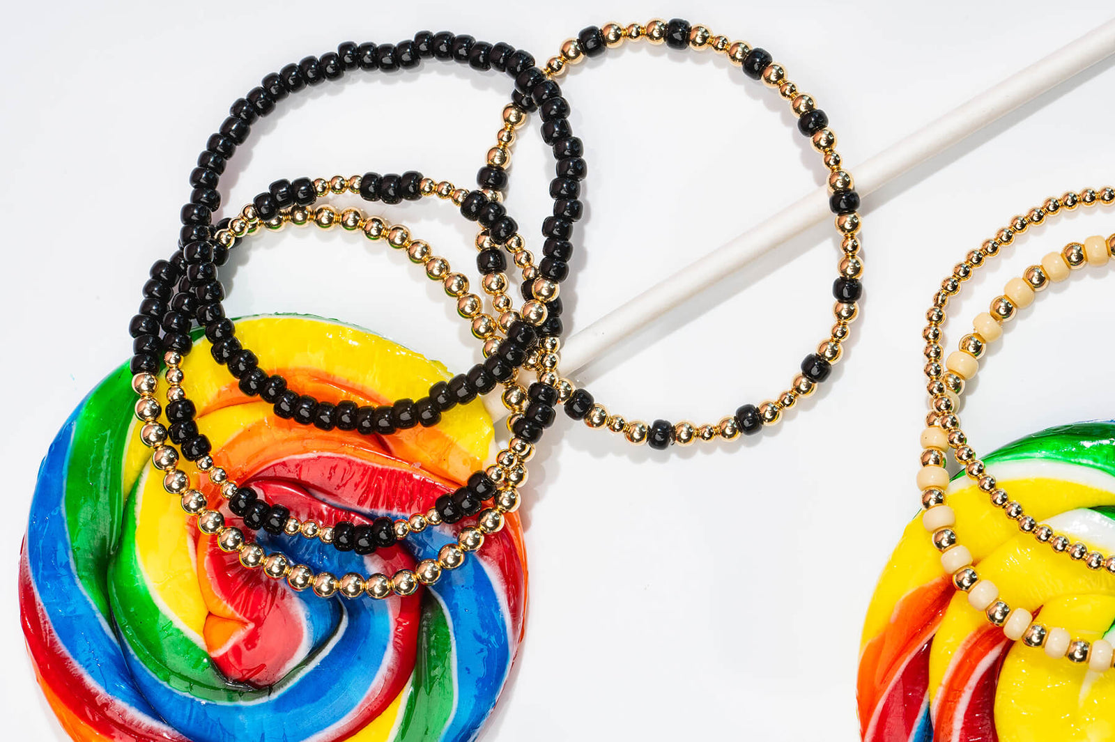 Custom beaded bracelet stacks